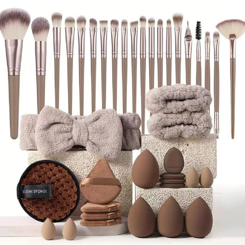 40PCS conjunto de ferramentas de maquiagem de beleza conjunto de ferramentas de maquiagem de lavagem de rosto 40PCS