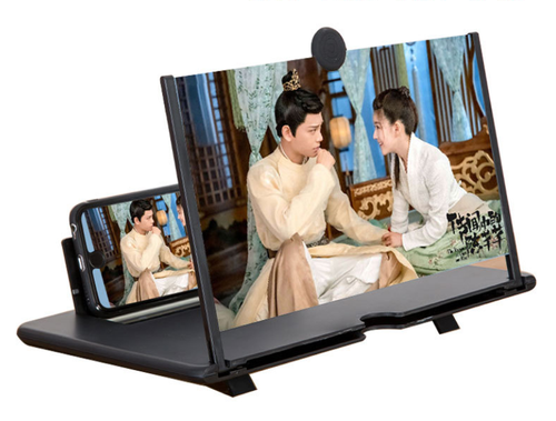 12 Inch 3D Mobile Screen Magnifier HD Projector Adjustable Mobile Phone Holder