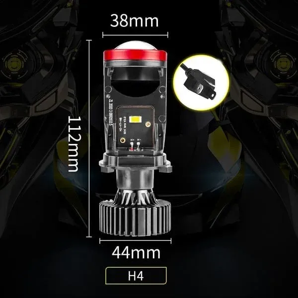 Super bright Y7D H4 LED Headlight Canbus Car Light 6500K 90W 18000LM Conversion Kit High Low Beam