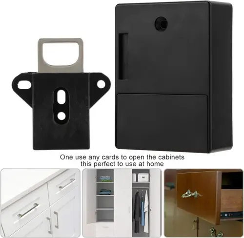 Electronic Cabinet Lock DIY For Wooden Drawer Cabinet