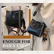 Vintage Fashion Bag with Adjustable Wider Shoulder Strap