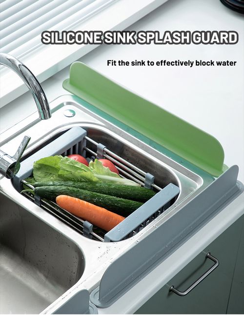 Kitchen silicone water retaining board