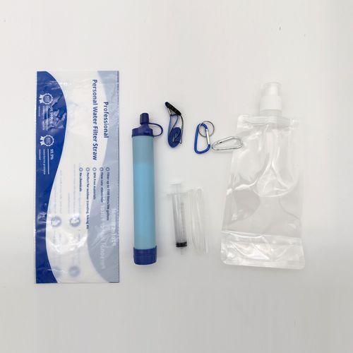 Outdoor Water Filter, Personal Water Filters Straw, Portable Survival Gear Filtration Water Purifier for Camping Hiking