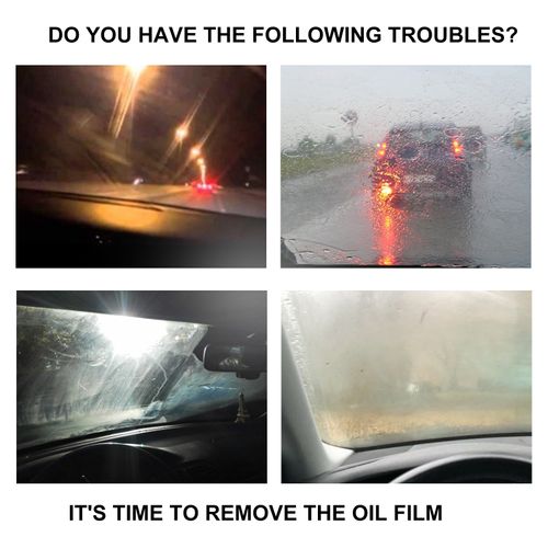 ✨Car Glass Oil Film Cleaner🚗