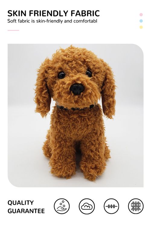 Plush electric toy dog ​​simulation battery operated