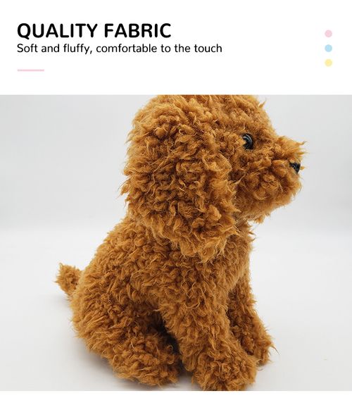 Plush electric toy dog ​​simulation battery operated