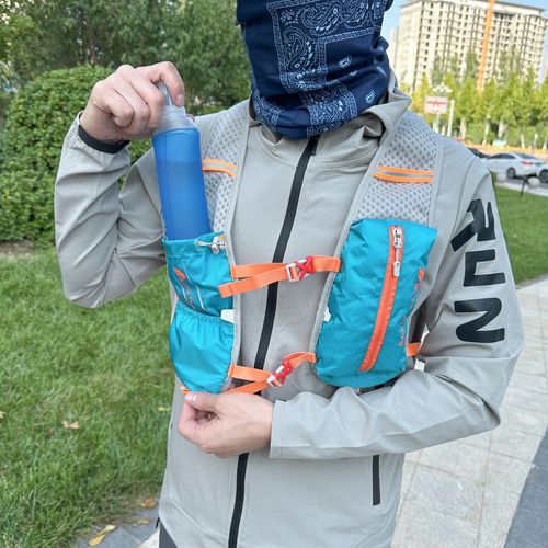 Lightweight Outdoor Marathon Hydration Backpack - Water-Resistant Cycling Running Vest Pack with Multi-Pockets for Trekking, Hiking & Sports Activities