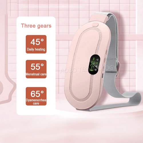Electric Heating Belt for Period Pain Relief - Smart Warm Abdominal Wrap with Adjustable Temperature for Menstrual Cramps, PMS & Belly Discomfort, Rechargeable & Portable