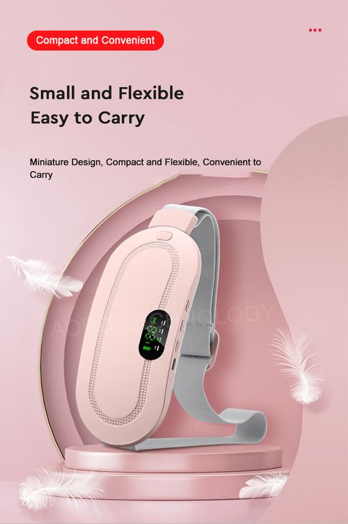 Electric Heating Belt for Period Pain Relief - Smart Warm Abdominal Wrap with Adjustable Temperature for Menstrual Cramps, PMS & Belly Discomfort, Rechargeable & Portable
