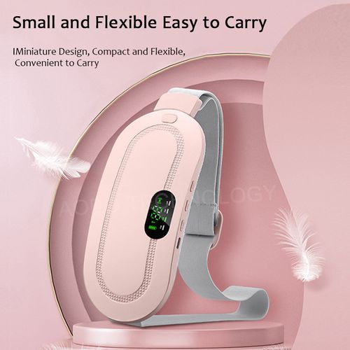 Electric Heating Belt for Period Pain Relief - Smart Warm Abdominal Wrap with Adjustable Temperature for Menstrual Cramps, PMS & Belly Discomfort, Rechargeable & Portable