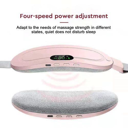 Electric Heating Belt for Period Pain Relief - Smart Warm Abdominal Wrap with Adjustable Temperature for Menstrual Cramps, PMS & Belly Discomfort, Rechargeable & Portable