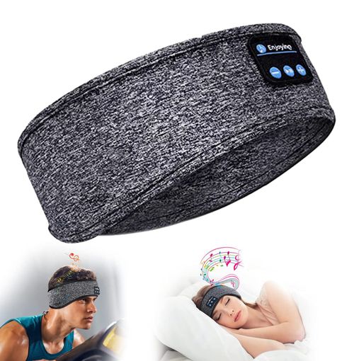 Sleep Headphones Headband, Soft Sleep Wireless Music Sports Headphones with Ultra-thin Stereo Speakers, Long Playtime