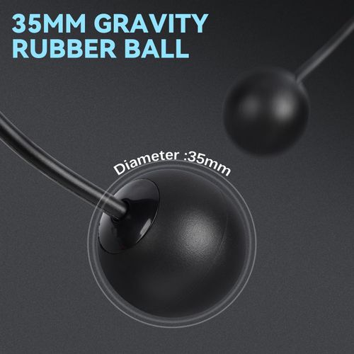 Smart Digital Jump Rope Set with Weighted Balls - LCD Auto Count Timer Cordless Skipping Rope for Effective Fat Burning, Cardio, and Quiet Home Gym Exercise (Space Saving)