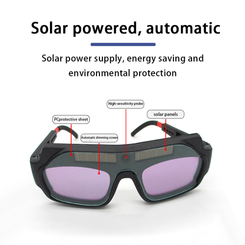 Automatic anti-glare welding goggles