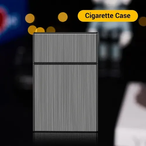 Multifunctional 20-pack USB charging cigarette case