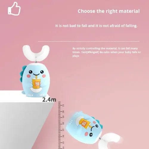 Children's electric toothbrush U-shaped automatic sonic toothbrush