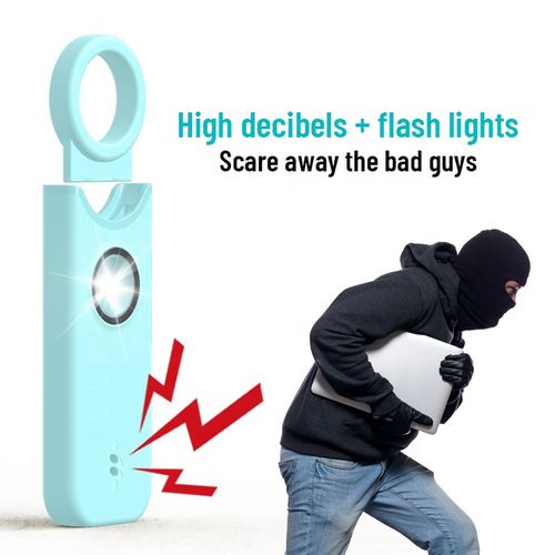 135DB Personal Alarm for Women, Kids, Elderly - Rechargeable USB-C Emergency SOS Safety Alarm with LED Flashlight, Portable Keychain for Self-Defense, Security, Anti-Theft & Outdoor Activities