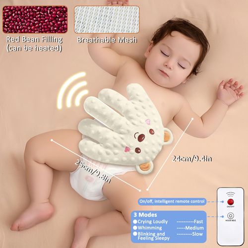 Baby soothing palm automatic coaxing baby artifact patting the baby to sleep electric butt palm pillow