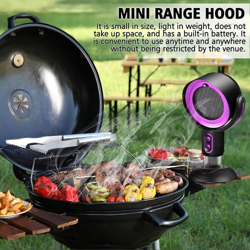 Mini USB Charging Strong Suction Portable Extractor Chimney Cooker Range Hood