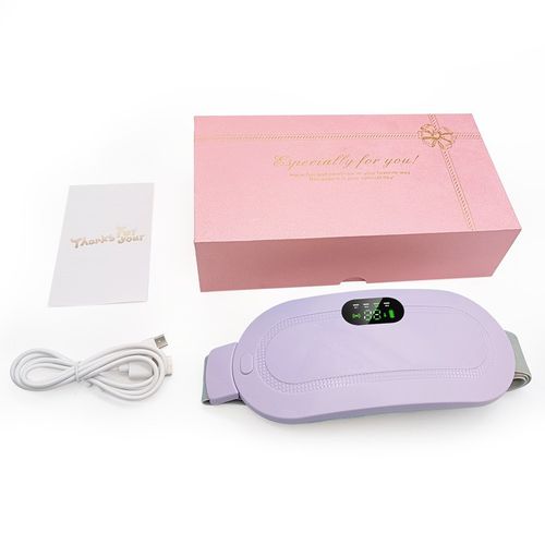 Electric Heating Belt for Period Pain Relief - Smart Warm Abdominal Wrap with Adjustable Temperature for Menstrual Cramps, PMS & Belly Discomfort, Rechargeable & Portable