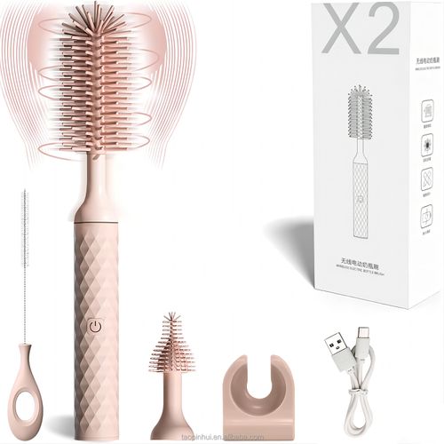Electric Cleaner Bottle Brush Electric 360 Rotation 3 in 1 Multipurpose Baby Bottle Rotating Brush