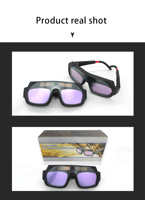 Automatic anti-glare welding goggles