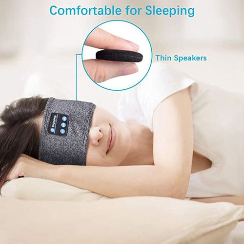 Sleep Headphones Headband, Soft Sleep Wireless Music Sports Headphones with Ultra-thin Stereo Speakers, Long Playtime