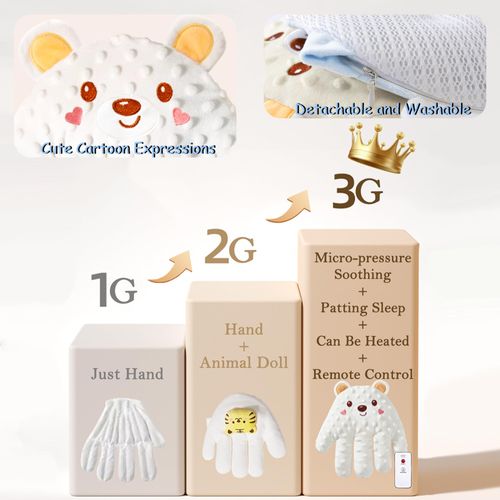 Baby soothing palm automatic coaxing baby artifact patting the baby to sleep electric butt palm pillow