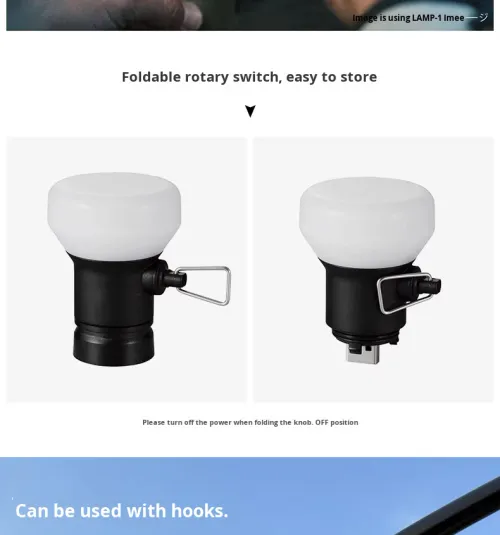 Camping Light Large Capacity Power Bank Portable Outdoor Power Bank Camping Light