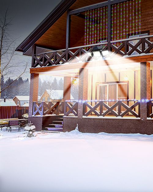 TWO 210LED Solar Wall Lamp Smart Sensor Powerful Outdoor LED Lighting IP44 Energy-Saving Solar Light for Home Courtyard Garden Road