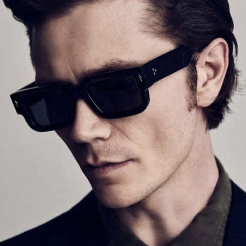 2025 New Fashionable Unisex Retro Sunglasses Men's Square for Arrow UV400 Sunscreen with PC Frame