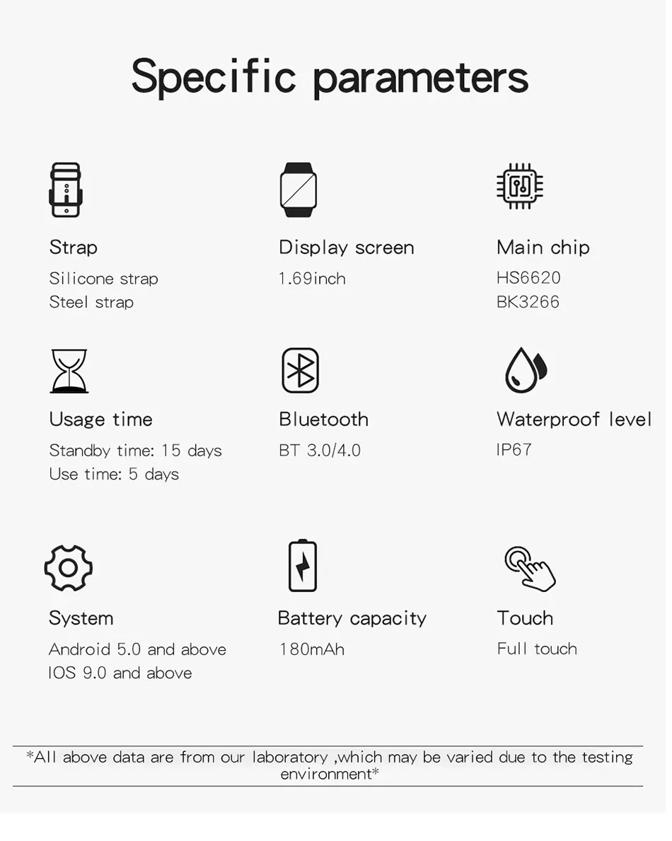 The new smartwatch, equipped with step-counting and heart rate monitoring functions, is suitable for fitness use.