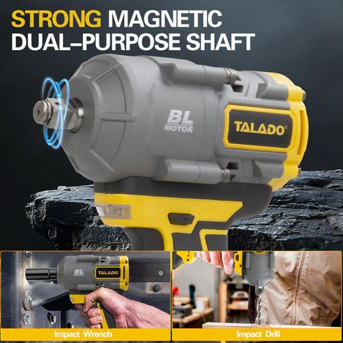 Professional 1100N Cordless Wrench with Lithium Battery High Torque for Automotive Repair and Machinery Maintenance