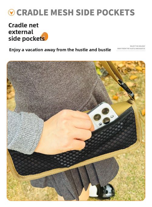 Outdoor Portable Aluminum Shoulder bag Folding Stool Small Foldable Camping Fishing Seat for Beach Hiking Picnic