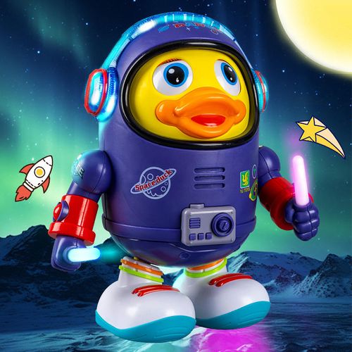 Sell Well Electronic Dancing Robot Toys with Light and Music Cartoon Musical Dancing Swing Duck Baby Educational Toys