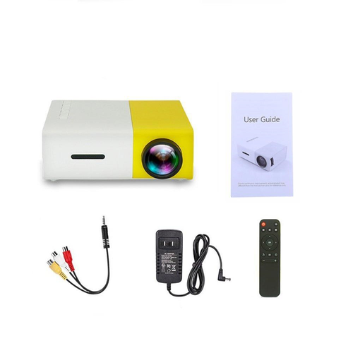 Free Shipping YG300 4K HD USB Cinema Theater YG 300 Multimedia Proyector Game Mini Portable Home LED LCD Pocket Projector