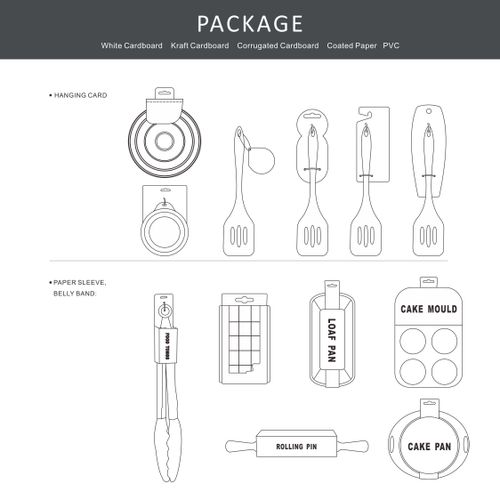 Kitchen Handle Spatula Egg Beaters Kitchenware Kitchen Accessories 19PCS Kitchen Utensils Set Non-Stick Cookware