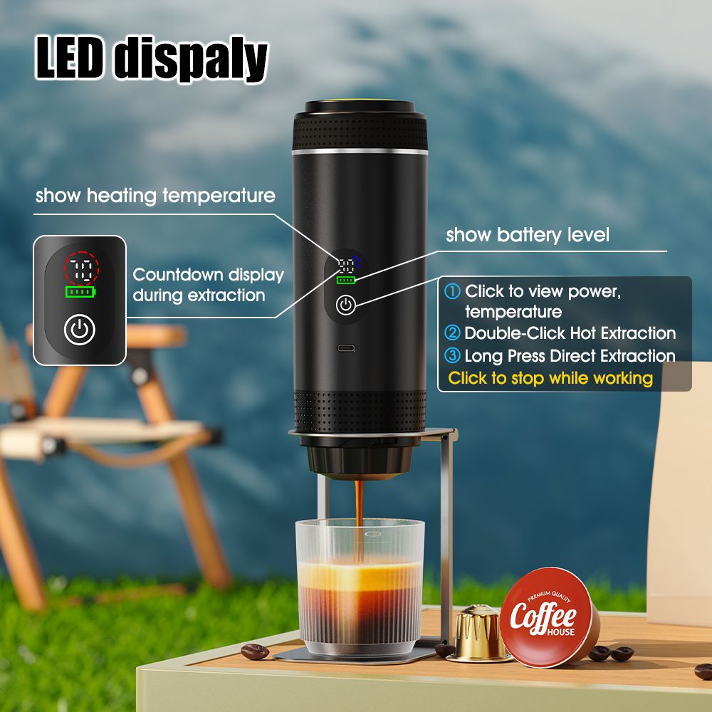 New portable 3-in-1 multi-functional capsule coffee maker - fully automatic small-sized espresso coffee machine 复制