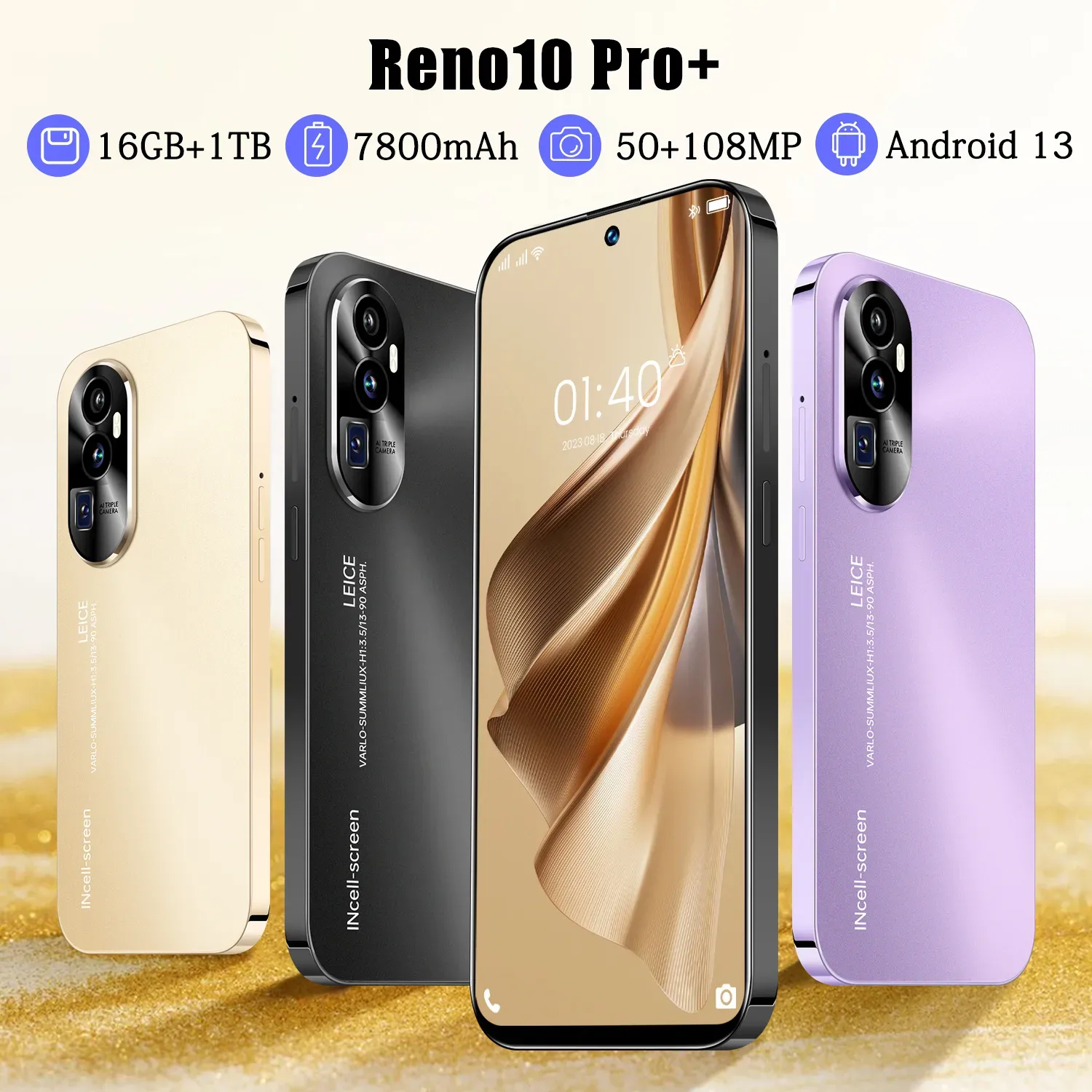 🔥 Reno10 Pro+ (16GB+1TB) | 7800mAh🔋 | 108MP+50MP📸 | 7.3 Infinity Screen