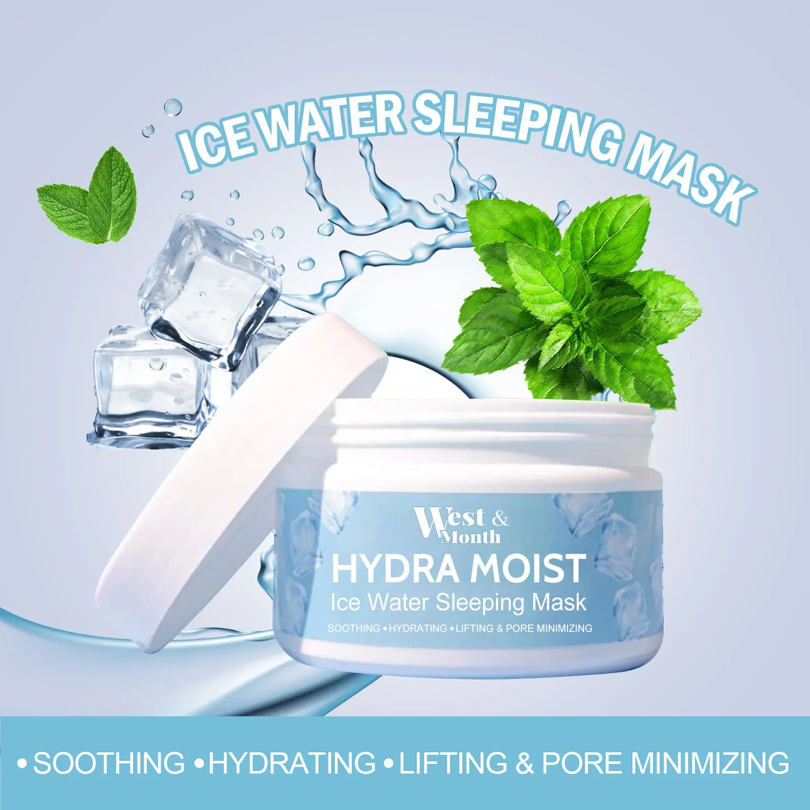 🌙 West&Month Overnight Glow Mask ✨ Hydrate + Brighten + Pore Refining | Sleep-to-Beauty 🌟