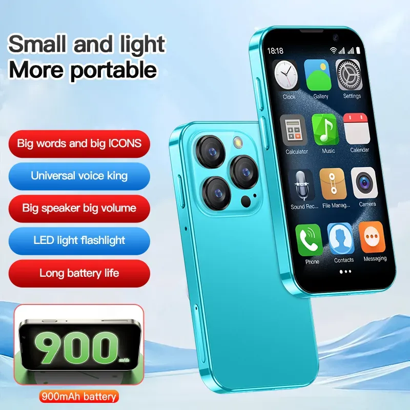 SOYES XS18 Pro Mini Smartphone 📱 | 128GB Expandable | Ultra-Slim Android Flagship | Dual SIM + Face Unlock