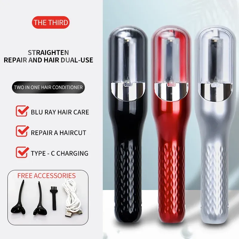 ✨GlowTrim Pro 2-in-1 Split End Trimmer & Straightener ✨