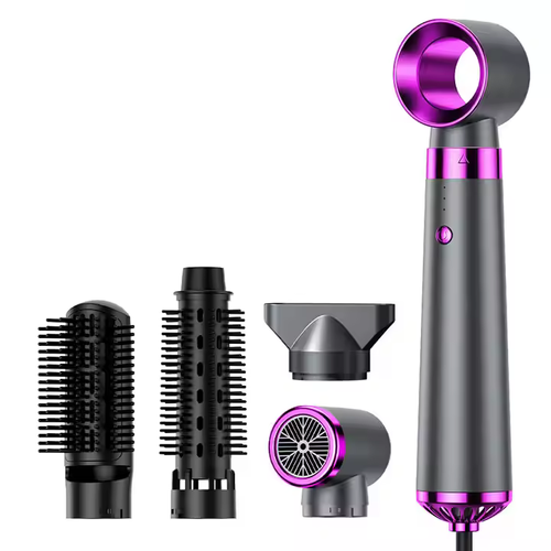 Newly designed 5-in-1 hot air brush hair dryer, high-speed one-step hair dryer, electric hair dryer, brush shaped doodling set