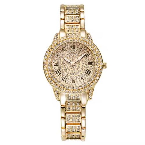 Women's Watch 2025 Fashion Watch Set Women's Quartz Hot Sale Luxury Moissanite Watch
