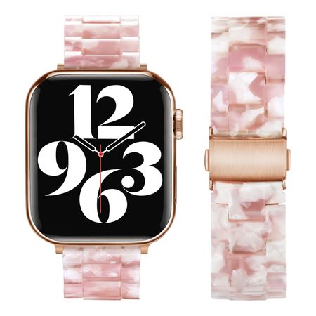 Resin Strap Bracelet With Stainless Steel Buckle for Apple Watch