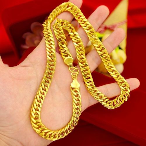 Exquisite Gold Plated Necklace Vacuum Plating
