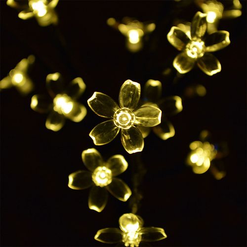 solar cherry blossom shape branch lights