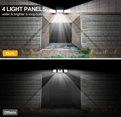 IP65 Wide AngleLed Solar Wall Light LED