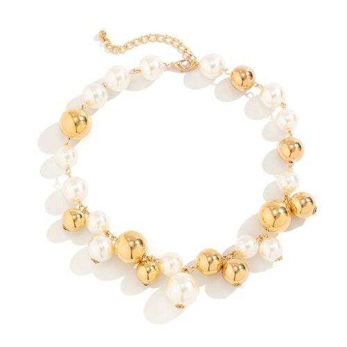 Women's Simulated Pearl Choker Necklace