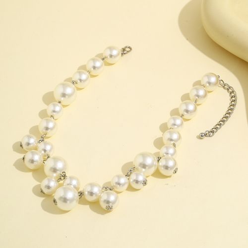 Women's Simulated Pearl Choker Necklace